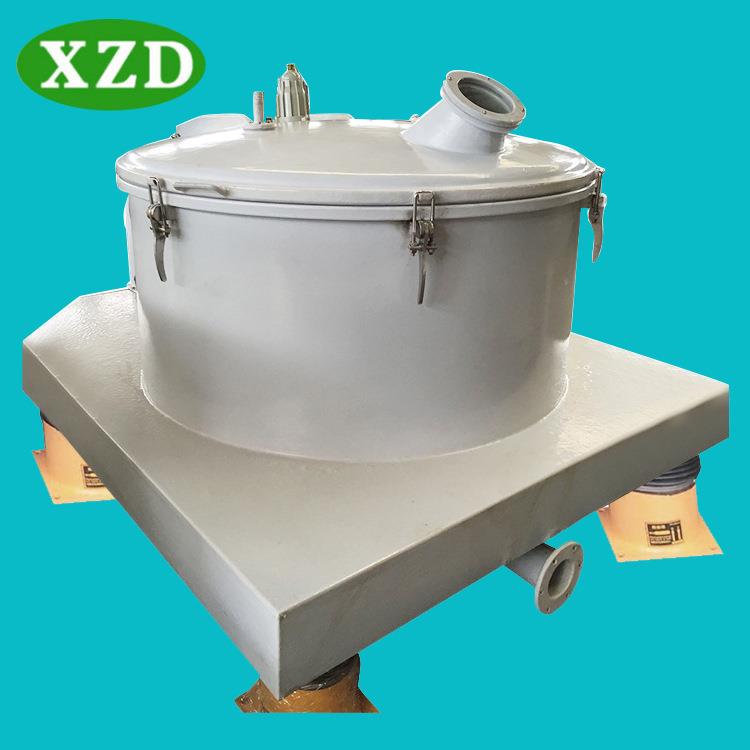 工厂实拍吊袋式离心机工业污水离心机大容量平板刮刀衬塑离心机