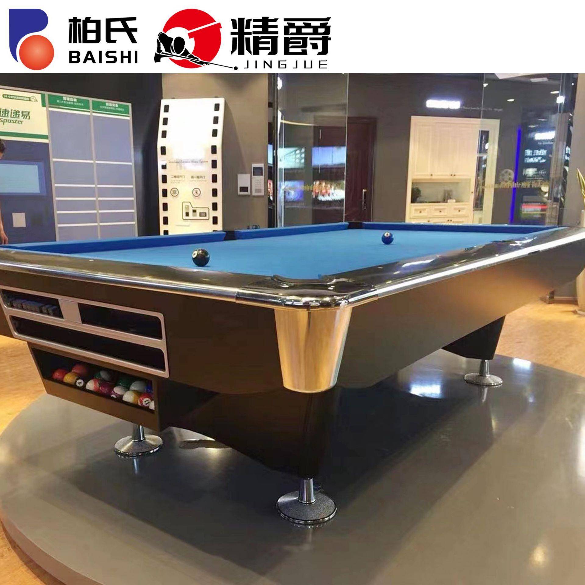 美式九球台八尺广东桌球台广州台球桌家用商用俱乐部球房厂家直发
