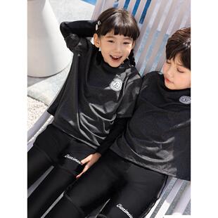 儿童潜水服女童分体套装长袖冲浪服水母衣男童户外防晒温泉游泳衣