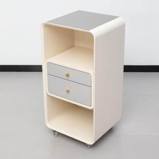 高端理发店工具柜实木抽屉美容店置物柜小推车简约储物柜剪发柜子