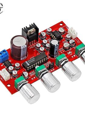 音板Lm1036N高低平衡音量调节模块Ne5532功率放大器前前置放大器