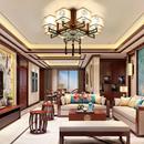 新中式 组合中国风 吸顶灯客厅灯餐厅吊灯卧室简约现代成套灯具套装