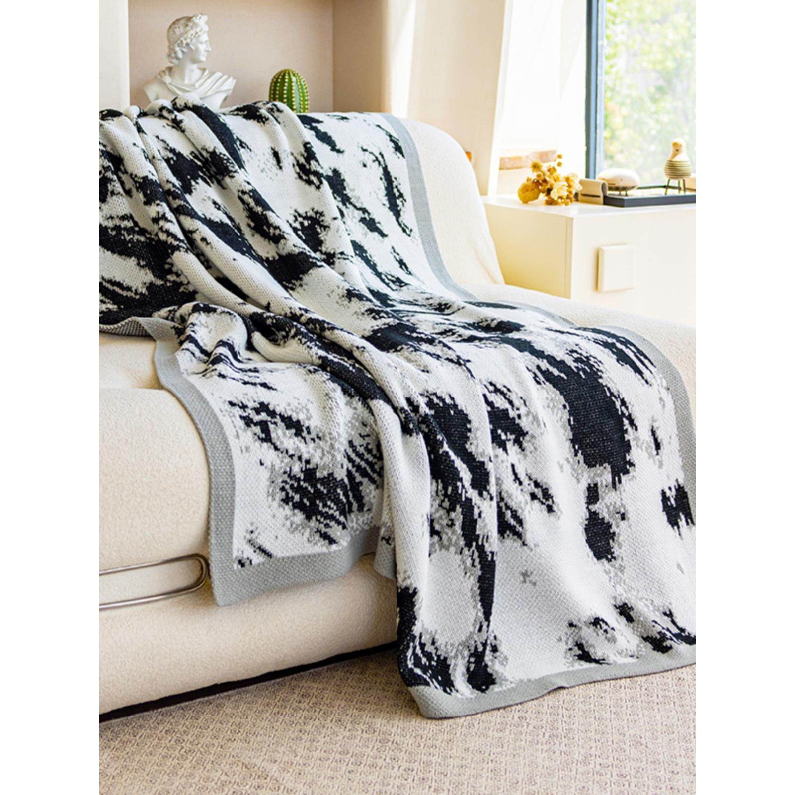 夏季办公室午睡毯针织空调毯北欧风单人披肩毛毯小毯子斗篷披肩,床上用品,休闲毯/毛毯/绒毯,淘宝优惠券,粉丝福利购,淘宝优惠卷