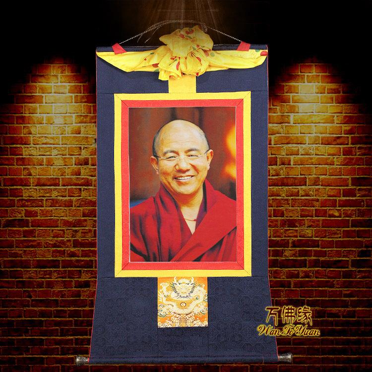 索达吉唐卡尼泊尔织锦布料藏族卷轴画像装饰画挂画订制定制厂家