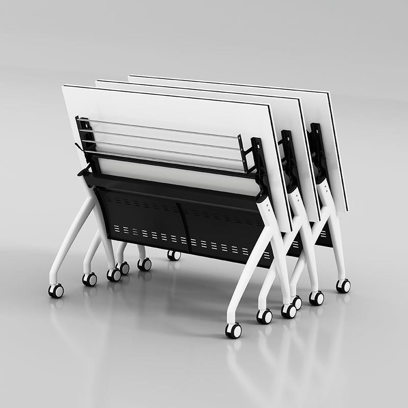 培训桌椅组合移动办公桌长条桌教育机构拼接会议桌折叠培训桌课桌