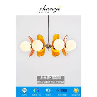 北欧孟菲斯客厅吊灯中古现代卧室彩色全光谱包豪斯儿童房餐厅灯具