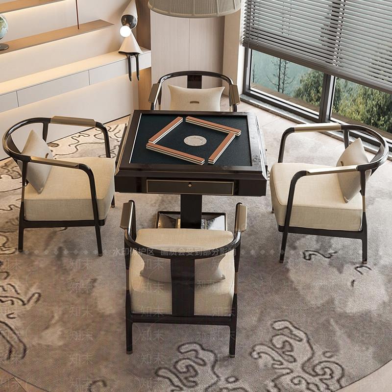 全自动家用麻将桌实木两用一体餐桌家用棋牌掼蛋桌新款多功能静音