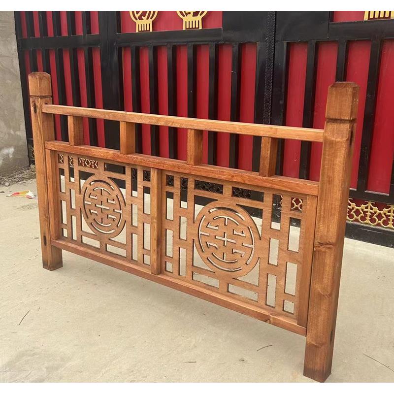 新款婚庆新中式木质栅栏路引婚礼布置实木复古围栏装饰鹊桥道具