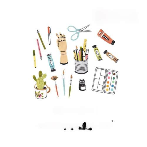 《按封面编码下单1-5》手工随身旅行水彩本手账速写本宝