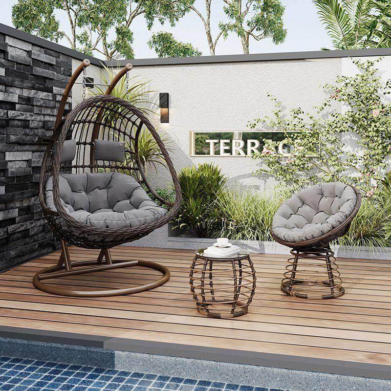 吊篮藤椅懒人摇椅阳台秋千摇篮庭院双人吊椅室内吊床家用落地吊兰,住宅家具,户外秋千,淘宝优惠券,粉丝福利购,淘宝优惠卷