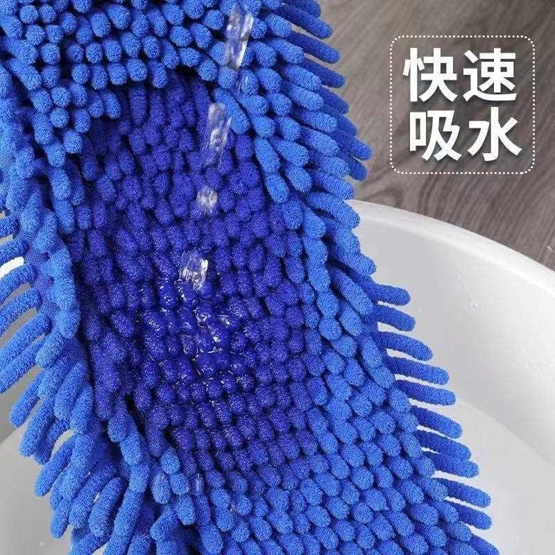 平板拖把替换布大号替换拖布雪尼尔拖布头松紧带式通用拖把头布套