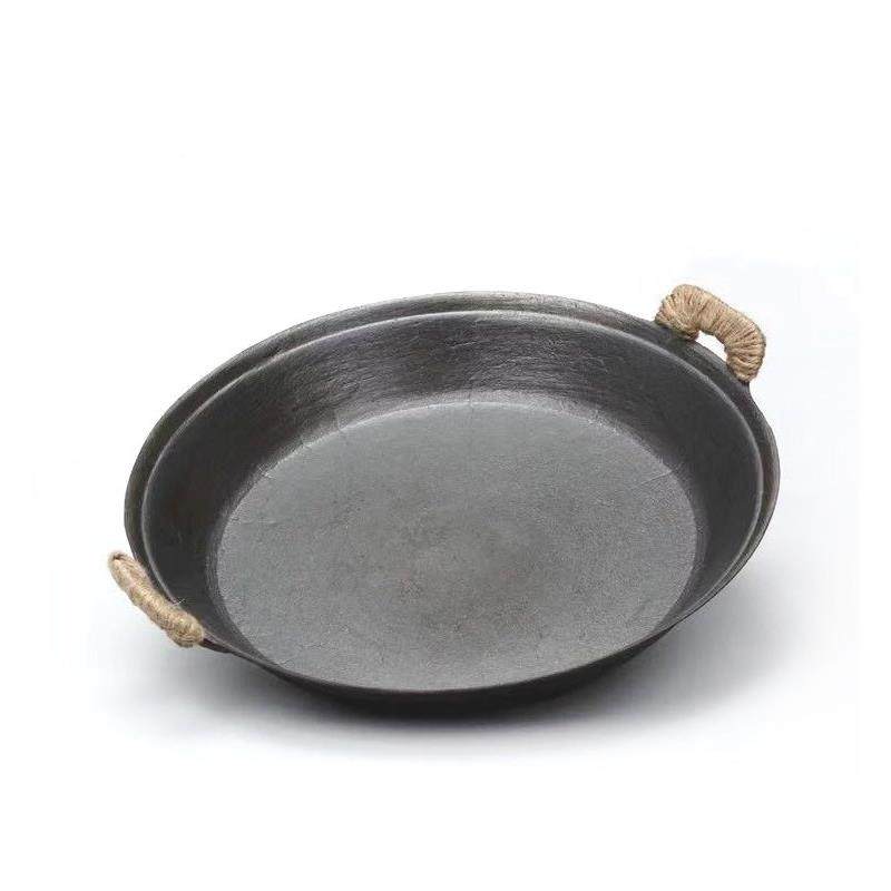 老式铸铁煎锅双耳生铁煎包锅瓦斯炉平底锅家用商用摊煎饼锅煎饺锅,厨房/烹饪用具,煎锅/平底锅,淘宝优惠券,粉丝福利购,淘宝优惠卷