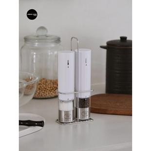 友本家用罗马电动胡椒研磨机家用厨房调味罐海盐胡椒研磨瓶