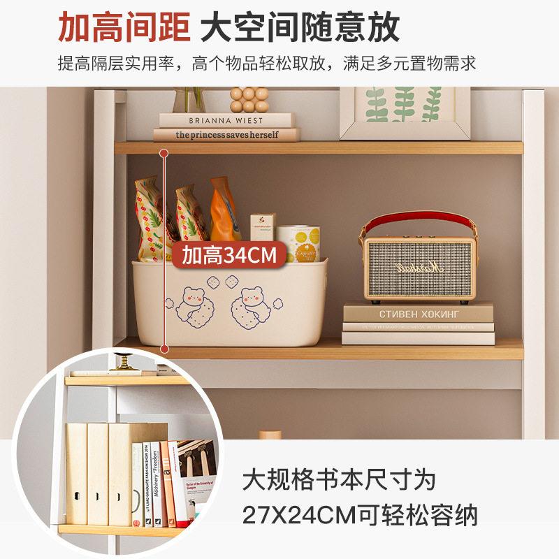 床头柜书架一体简约现代铁艺床头收纳柜子家用卧室简易床头置物架