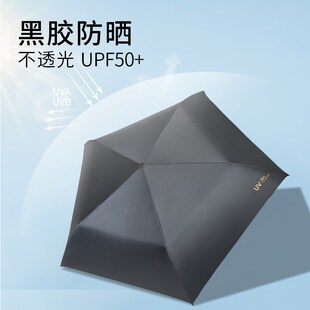 宏达防晒伞防紫外线太阳伞超轻铅笔伞遮阳伞迷你五折伞小巧便携女