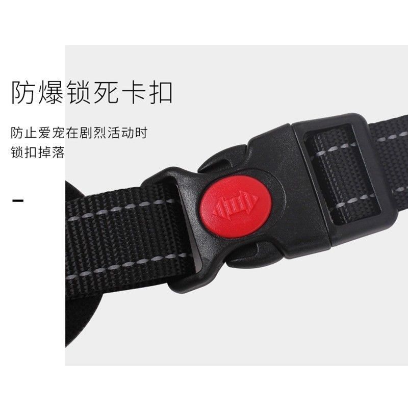 狗狗背心式胸背带牵引绳小型中型犬遛狗金毛拉布拉多泰迪狗链狗绳