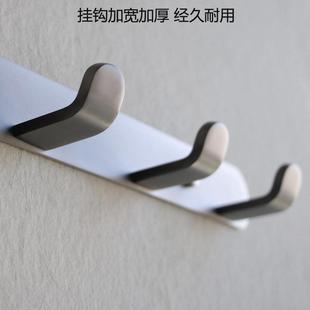 钩304不锈钢心排钩浴室挂衣钩衣实挂钩863打孔衣毛巾勾加厚新服品