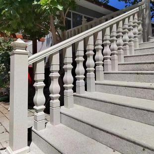 阳台护栏室外家用室内露台防护栏铝合金别墅庭院铝艺仿石阳台栏杆