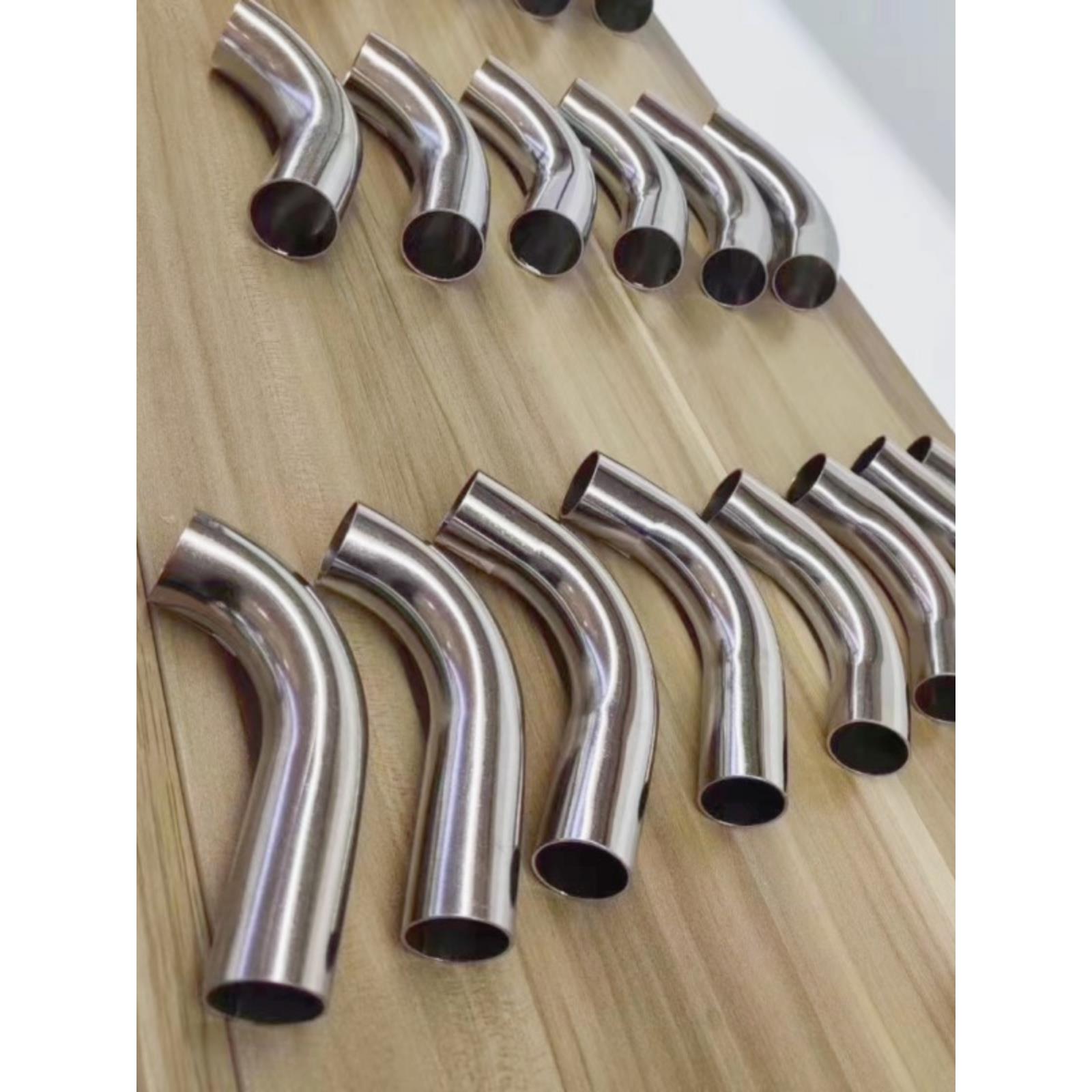 优质单边双边加长弯头304不锈钢90度弯管件连接头楼梯扶手墙托201