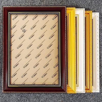 相框摆台摆挂两用画框老人像框架A4A31216寸中式卡纸实木空框相框