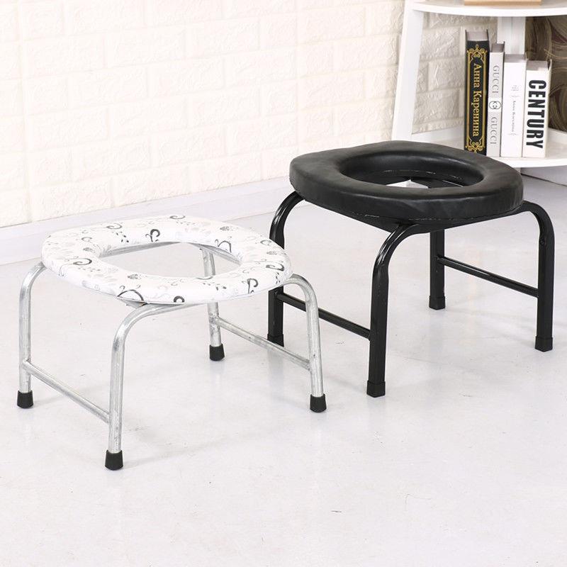 折叠老年人坐便椅孕妇坐便凳移动马桶塑料坐便器蹲厕凳病人大便椅