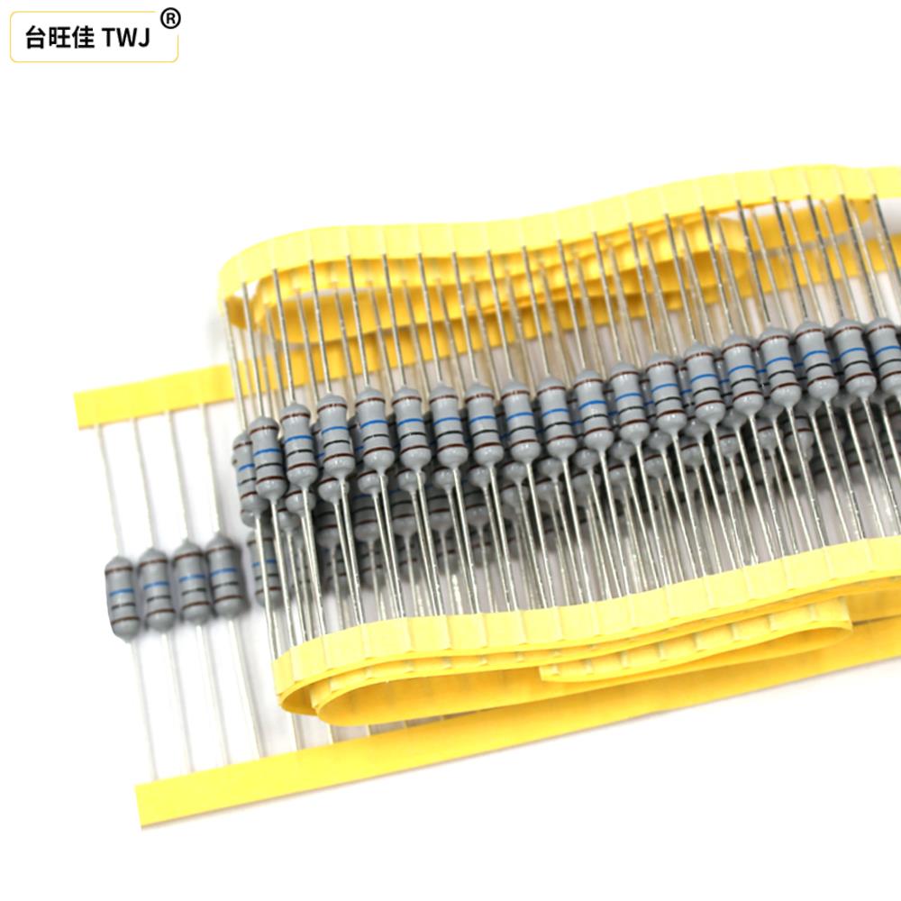 10K100K1M2M5M10M20M30M22M200M色环RI40金属玻璃釉1W高压电阻器