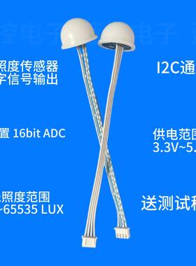 【蓝控】光照传感器/光照度传感器/数字小球/BH1750FVI/送例程