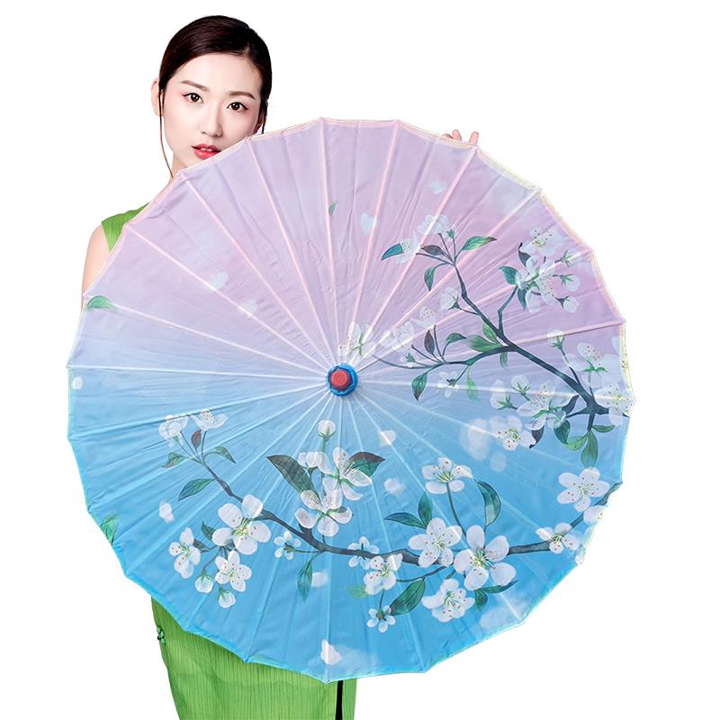 古装油纸伞舞蹈伞演出绸布装饰流苏古风女男古典江南汉服伞中国风