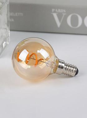 爱迪生Led灯泡创意G50柔性灯低瓦低亮E27大螺杆暖黄色装饰灯泡