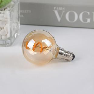 爱迪生Led灯泡创意G50柔性灯低瓦低亮E27大螺杆暖黄色装 饰灯泡