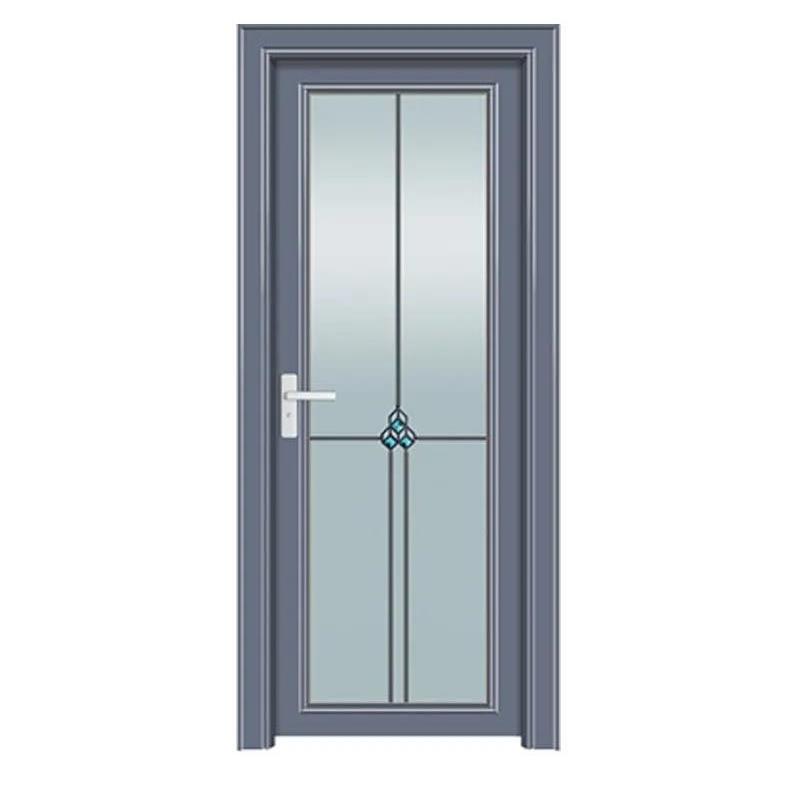 定制中窄卫生间门平开门浴室门卧室门钢化玻璃厨房厕所门现货包邮