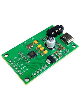 PCM1808 ADC 3.5立体声单端模拟音频转I2S数字输出板编码模块