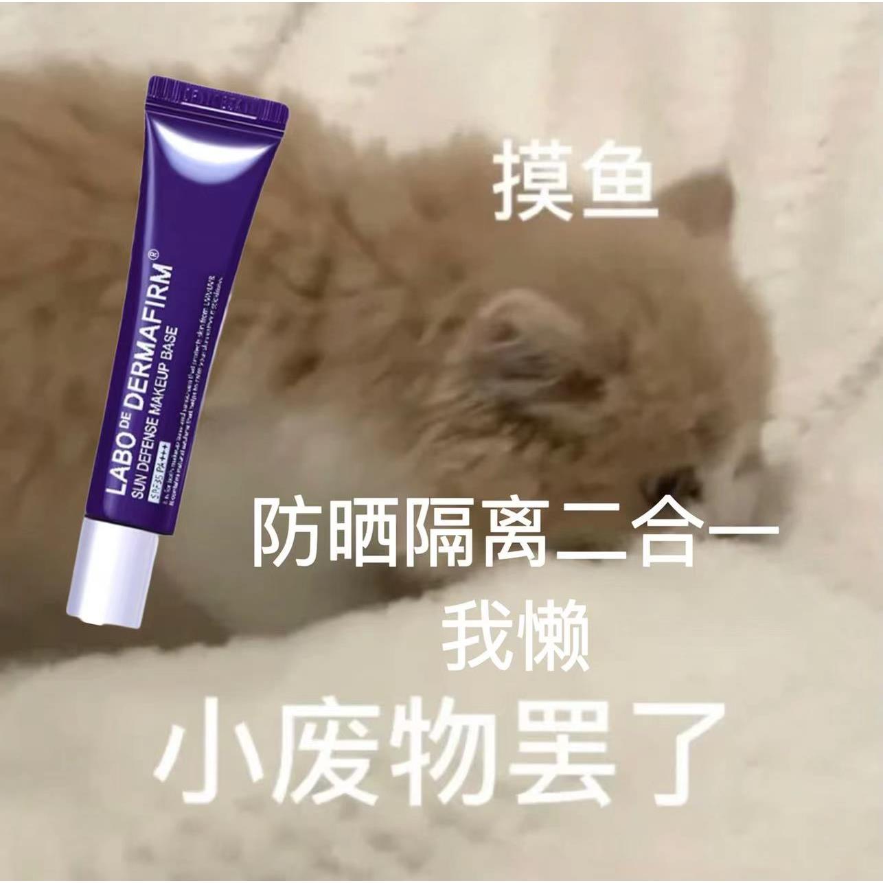 有防伪 德妃紫苏隔离霜40g妆前提亮肤色隔离防晒遮瑕三合一素颜霜