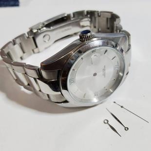 代欧表壳38表径8200 8215 8205 2813机芯单历透底锁把头手表配件