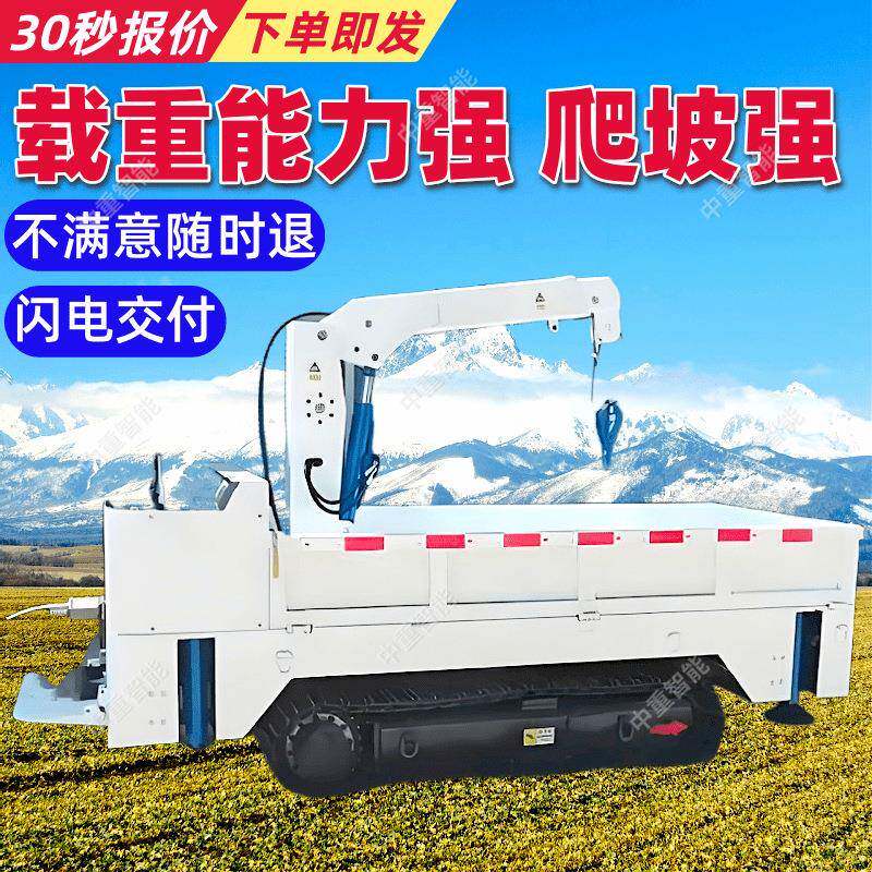 气动履带式平板车 矿用履带平板车 MPCQL-10SY‌巷道用平板车