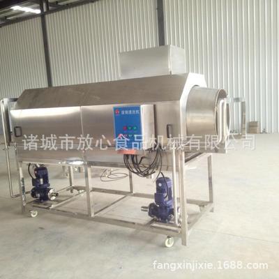 全自动筒式清洗机厂家直销海带丝包装袋清洗机麻辣丝包装袋清洗机