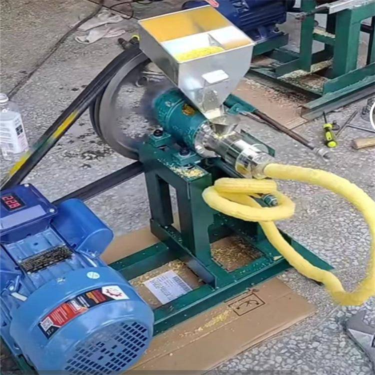 商店门头220v玉米膨化机 电动空心棒花生酥机 带技术送配方