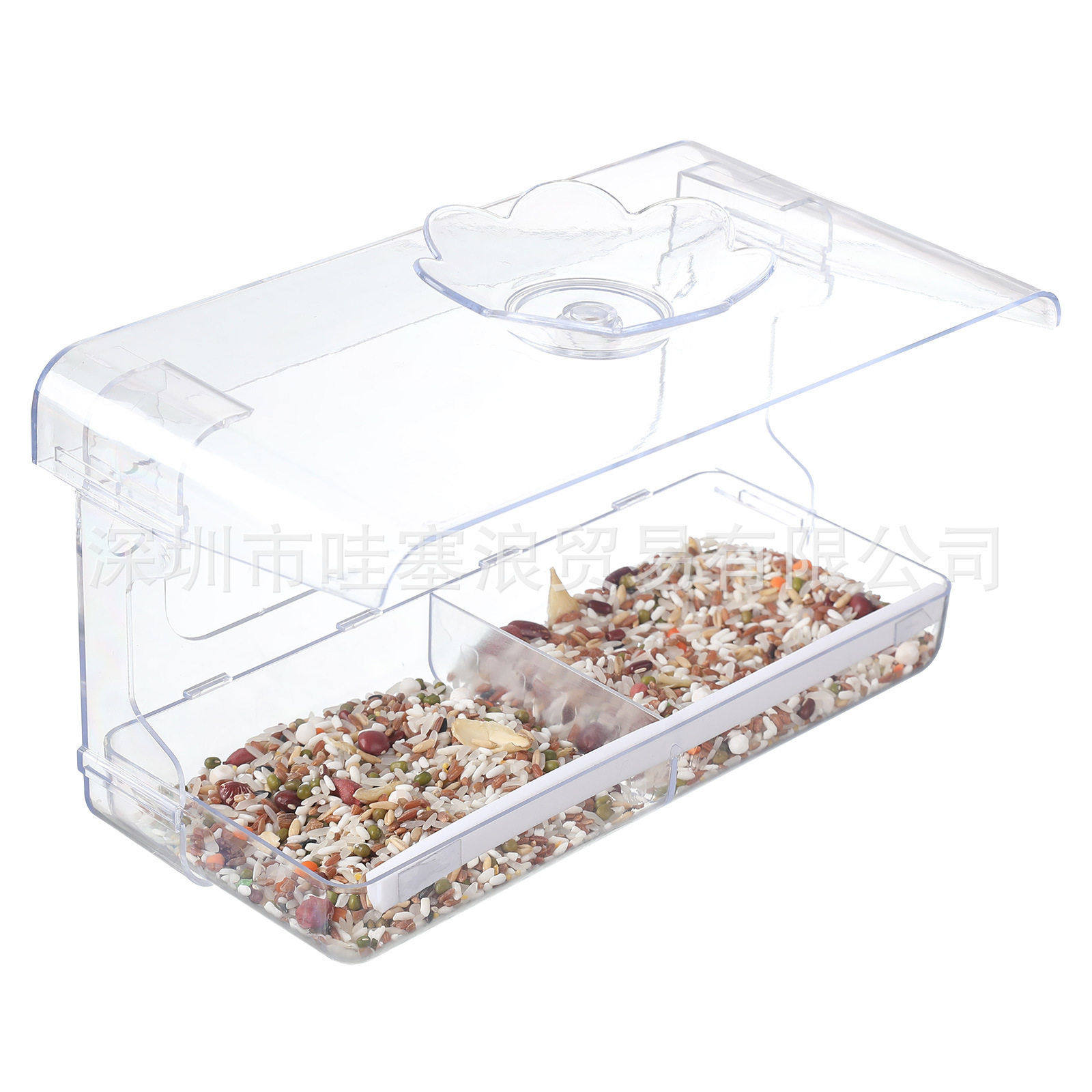 跨境亚马逊新二 透明窗外喂鸟器透明鸟屋野生观鸟屋花园装饰,宠物/宠物食品及用品,喂食器,淘宝优惠券,粉丝福利购,淘宝优惠卷