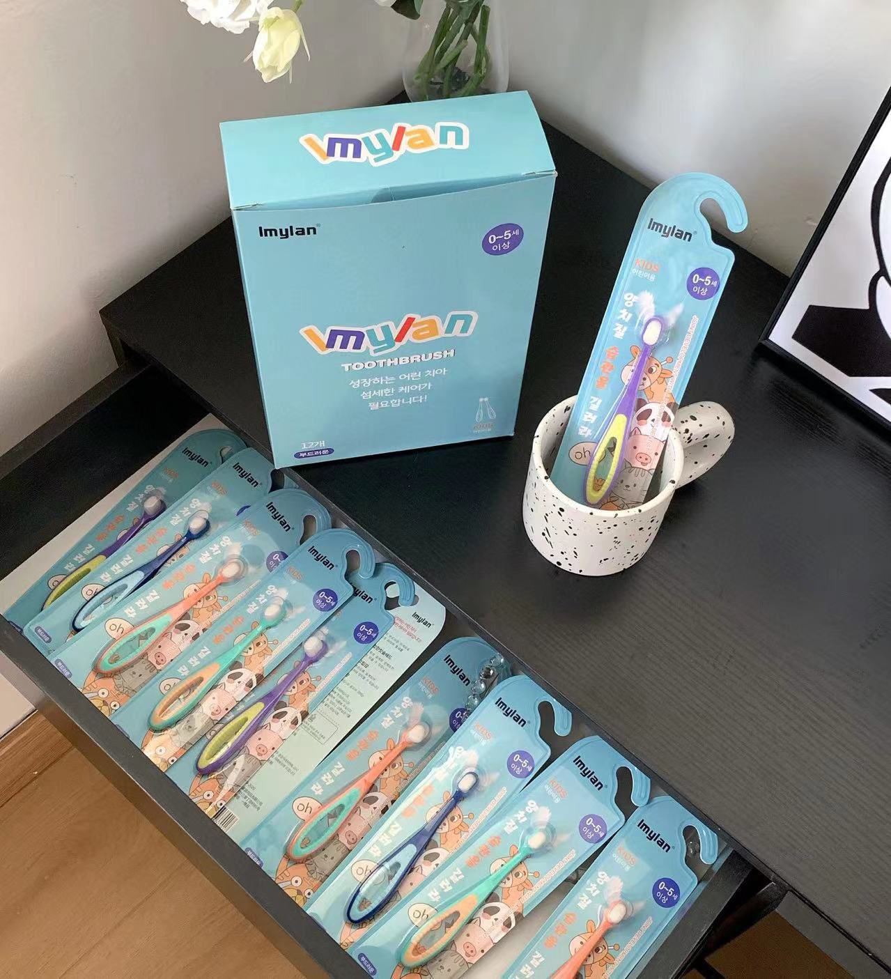 2025新款童用柔软毛刷lmylan婴儿牙刷女童1-5岁专为幼儿设计