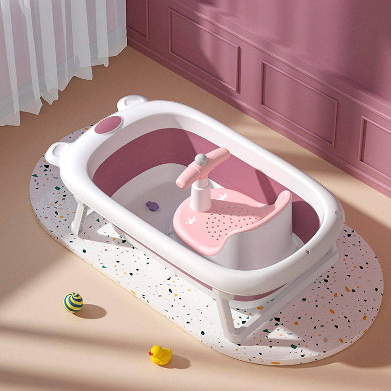 婴儿洗澡盆折叠浴盆新生幼儿童可坐躺家用大号感温沐浴桶跨境,婴童用品,浴盆/浴桶,淘宝优惠券,粉丝福利购,淘宝优惠卷