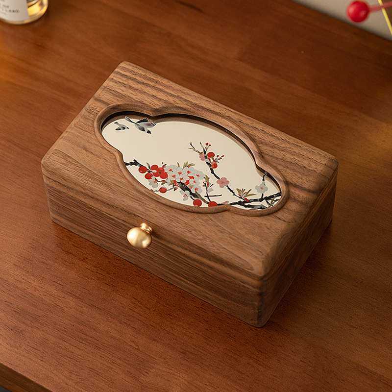 实木首饰盒收纳盒高档精致手饰品耳钉盒子2025年新款珠宝盒新中式,农机/农具/农膜,其它农用工具,淘宝优惠券,粉丝福利购,淘宝优惠卷