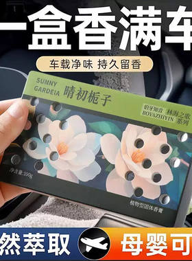 车载固体香薰持久留香除异味
