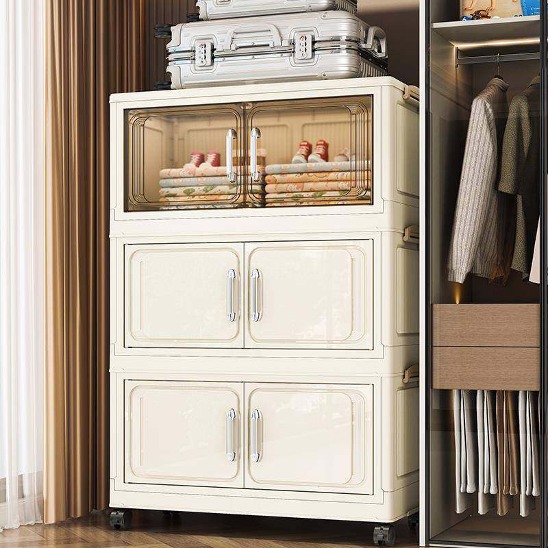 可移动抽屉式收纳柜五斗柜加厚收纳柜置物客厅家用床头MHH