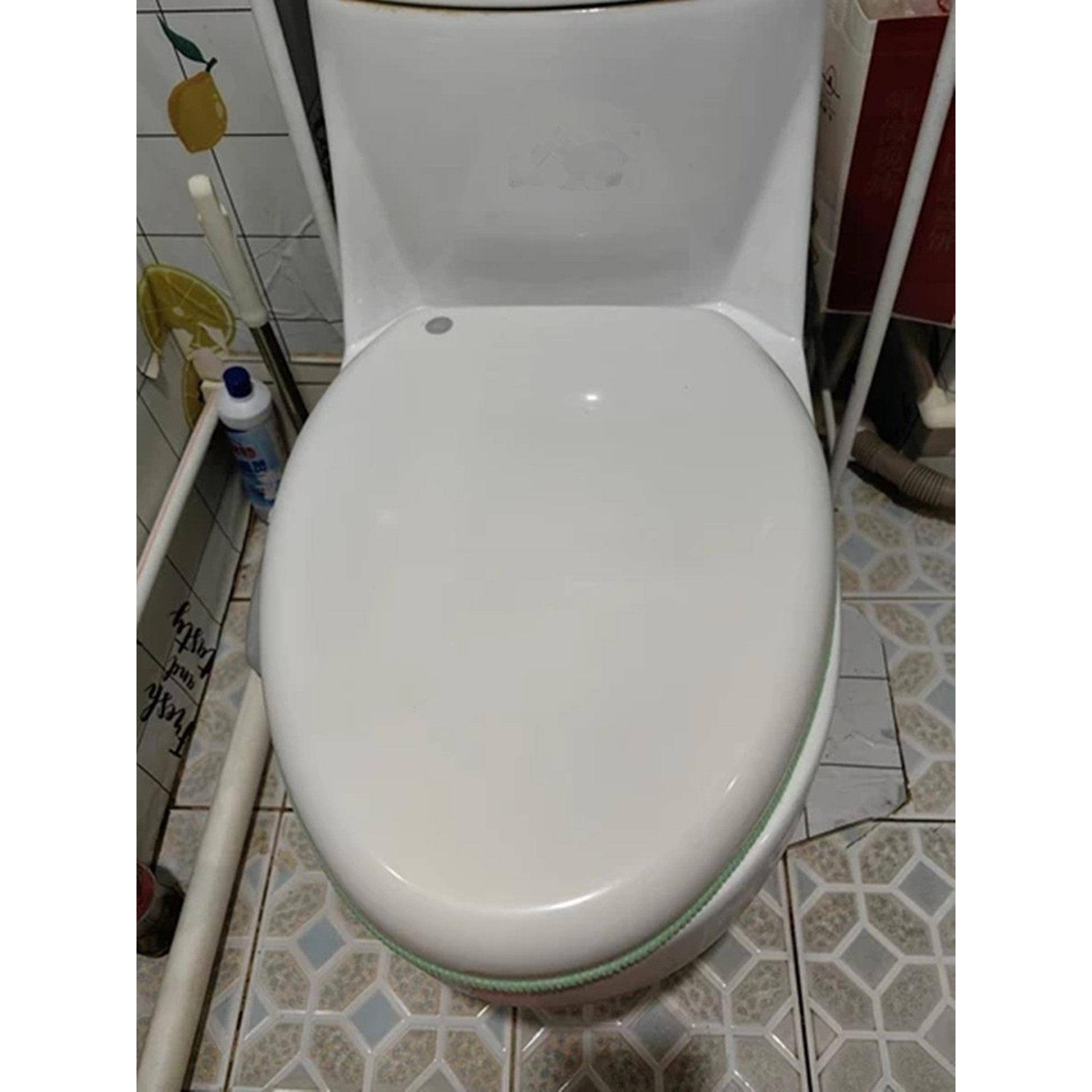 马桶盖通用座便盖板加厚老式坐便器v型u型方形缓冲马桶圈配件盖子