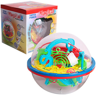 立体迷宫球 魔幻迷你100关智力球迷宫飞碟迷宫球儿童男女智力玩具