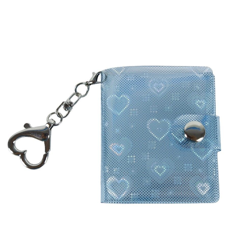 新款爱心1寸2寸小相册 钥匙扣 挂件学生袋插页式相册证件照