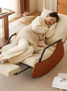 摇摇椅12978摇椅阳台家用高懒人沙发椅厅舒适可坐靠客椅轻奢端躺