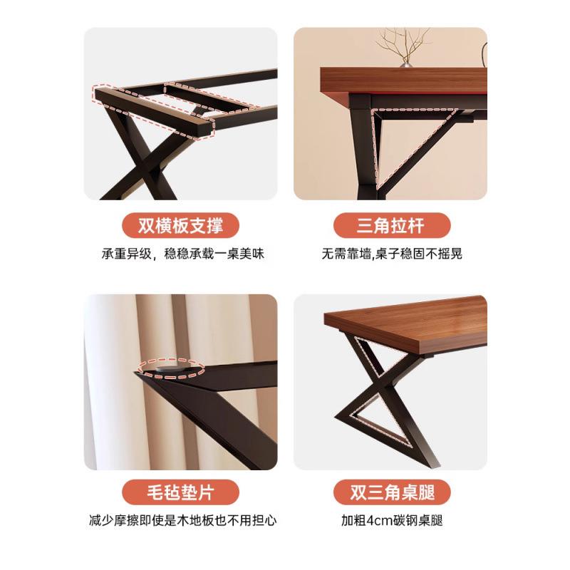 书法桌毛笔书画专用桌新中式案台胡桃木色国学桌简易办公书房书桌