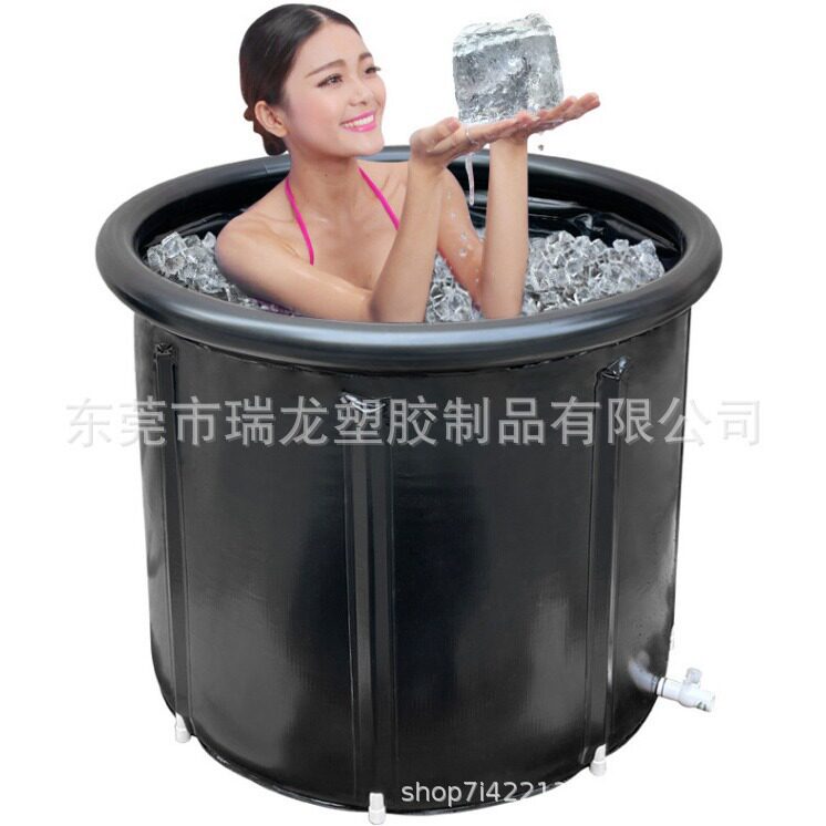 加厚PVC充气浴池冰浴桶缓酸痛