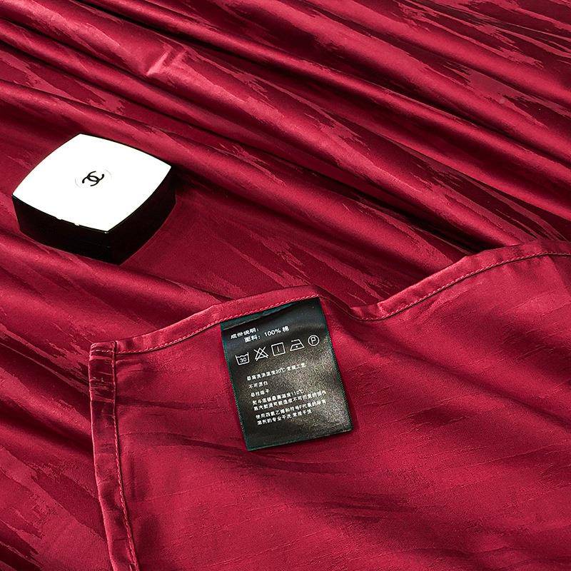 高端00支长棉纯棉单单件1100全棉绒贡缎床被单纯色单TYE人枕套三